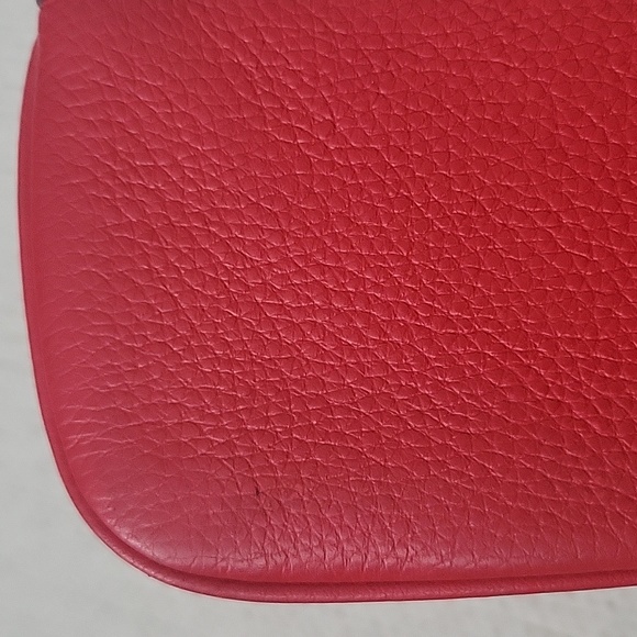 Calvin Klein red clutch zipper pouch - Picture 4 of 11
